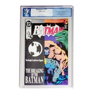Batman #497 PGX 9.4 Bane Breaks Batman’s Back First Print DC Comics 1993  *READ*